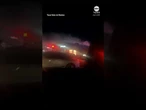 Moment Utah strip mall explodes after vehicle crash
