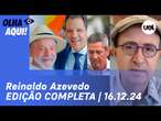 Reinaldo: Lula recebe Haddad após alta; Exército se afasta de Braga Netto; Tarcísio fala em 2026 e+