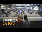 La PRUEBA DE ACCESO a la UNIVERSIDAD ha comenzado en MADRID Y GUADALAJARA |RTVE Noticias