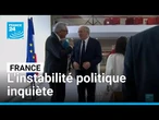 Vote de confiance : l'instabilité politique inquiète le président du Medef • FRANCE 24