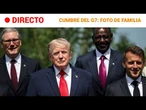 CUMBRE G-7| FOTO de FAMILIA de los líderes del G-7 en ÉVIAN