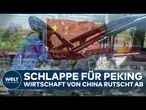 CHINA: Heftige Zahlen! BIP rutscht ab! Wirtschaft wächst so langsam wie seit einem Jahr nicht mehr