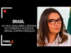 Ao vivo: Janja abre a Semana de Combate à Violência Sexual contra Crianças