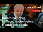 Datafolha sobre tarifaço, negociações entre governo Lula e Trump e cotações do dia | Mercado Aberto