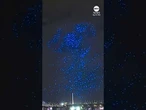 Out-of-control drones fall from the sky at Sydney light festival