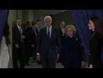 Bill e Hillary Clinton, Bush Jr e Obama arrivano all'insediamento di Trump a Capital Hill