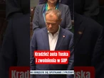 Kradzież auta Donalda Tuska i zwolnienia w SOP. Wymowna reakcja premiera