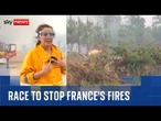 Farmers join race to stop France's raging fires