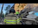 Guerra in Ucraina, operazioni di soccorso a Kiev dopo l'attacco russo avvenuto nella notte