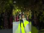 Bride and groom dance move fail