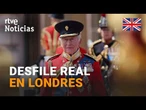 REINO UNIDO: CARLOS III PRESIDE los ACTOS del “TROOPING THE COLOUR” | RTVE Noticias