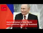 Putin sieht massenhafte Zustimmung im Westen für Russlands "traditionelle Werte"