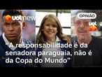 Responsabilidade do racismo contra Mbappé é de senadora paraguaia, não é da Copa do Mundo, diz Casão