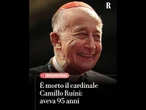 Il cardinale Camillo Ruini è morto: teologo anticomunista, guidò la Cei nell’era berlusconiana