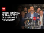 Ricardo Nunes: Denúncia de transporte de usuários da Cracolândia é “infundada” | CNN 360°