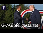So lief der erste Tag des G-7-Gipfels in Évian