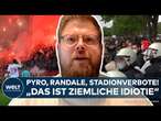 MÜNCHEN: Pyrotechnik und Randale bei Fußballspielen! Innenminister diskutieren über Stadionverbote