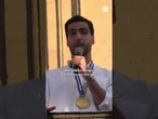 Pamplona recibe a Merino tras el triunfo del Mundial: "No he podido estar... ¡Viva San Fermín!"