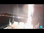 La flottille pour Gaza affirme qu'un autre de ses bateaux a été touché • FRANCE 24