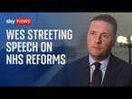 Watch live: UK Health Secretary Wes Streeting delivers speech on NHS reforms