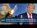 UKRAINE-KRIEG: ATACMS-Verbot – Donald Trump fesselt Kiew die Hände auf den Rücken
