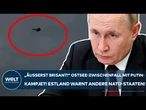 OSTSEE: Brisanter Zwischenfall! Putin-Kampfjet am Himmel! Estland warnt die anderen Nato-Staaten!