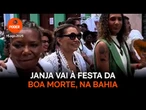 Janja vai à Festa da Boa Morte, na Bahia