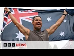 British man claims record-breaking fastest run across Australia | BBC News