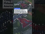 Miss America delegates create Liberty Bell formation