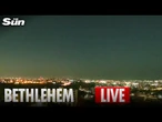 LIVE: Bethlehem skyline as warning sirens sound after Iranian missile attack on Israel