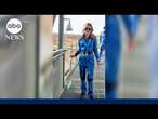 Youngest woman makes space history