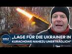 PUTINS KRIEG: Russen ziehen in Kurachowe weiter die Schlinge zu! Ukrainer gefangen im Halbkessel!