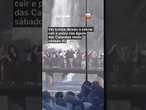 Turista pula de passarela para recuperar celular nas Cataratas do Iguaçu