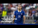 ROBIN DE BFM - On a suivi la demi-finale des Bleus dans le village de Maxence Lacroix