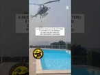 La Sicilia brucia, a Modica un elicottero costretto a rifornirsi da una piscina