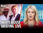 LIVE: Trump Press Secretary Karoline Leavitt holds briefing amid potential Diddy pardon