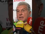 Laporta responde a Florentino: "Es una cortina de humo para tapar sus fracasos"