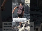 Video shows the moment an apparent Israeli airstrike hit a building as people were evacuating