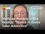 Eleições: ‘Nunca vi direita fazer autocrítica’, diz Maria do Rosário em crítica a Boulos