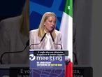 Meloni al Meeting di Rimini nel suo discorso attacca i giudici sull'immigrazione