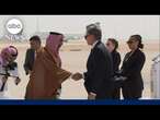 Blinken arrives in Saudi Arabia to continue Middle East peace talks