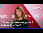 Sécurité sociale, taxe Zucman, SNCF...L'interview Face à Face de Maud Bregeon en intégralité