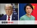 What tariffs has Trump threatened foreign nations with? | BBC News