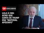 À CNN, Luz diz ter achado que carta de Trump sobre tarifa era fake news | CNN ARENA