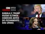 Kamala e Trump fazem últimos comícios antes do fechamento das urnas | América Decide