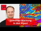Vorsicht an alle Wanderer! Unwetter-Warnung in den Alpen