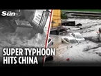 Deadly super typhoon SLAMS into Taiwan as monster waves obliterate Hong Kong restaurant