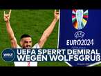 EM 2024: UEFA sperrte türkischen Nationalspieler Merih Demiral wegen Wolfsgruß