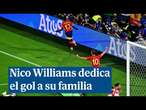 Nico Williams dedica a su familia el gol ante Georgia: 