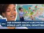 WETTER IN DEUTSCHLAND: Sommer im Sturzflug! – Jetzt kommt die Unwetterwelle aus Nordwesten